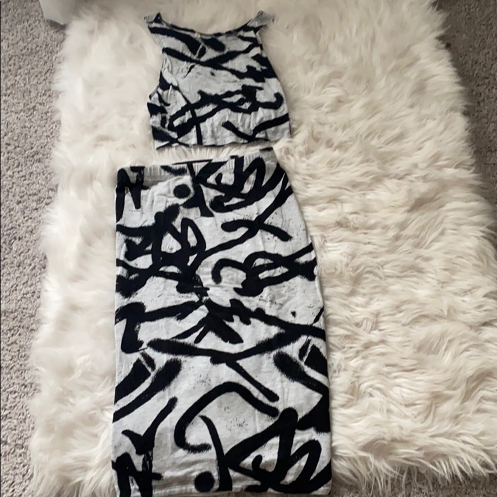 Comfy stylish skirt set